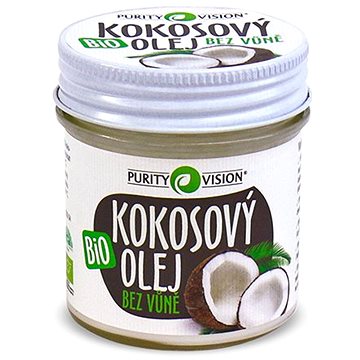 Obrázok PURITY VISION Kokosový olej bez vůně BIO 120 ml (8595572900817)