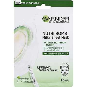 Obrázok GARNIER Nutri Bomb + Reparation Milky Tissue Mask 32 g (3600542319553)