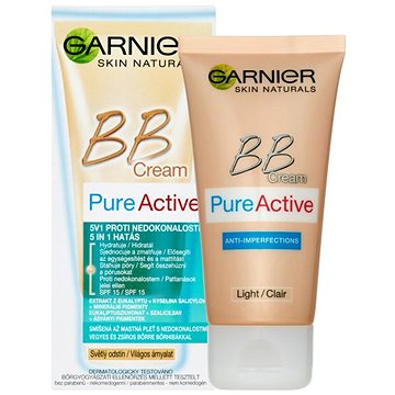 Obrázok Garnier Pure Active BB krém proti nedokonalostiam pleti Light  50 ml