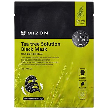 Obrázok MIZON Teatree Solution Black Mask 25 g (8809587523672)