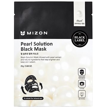 Obrázok MIZON Pearl Solution Black Mask 25 g (8809587525126)