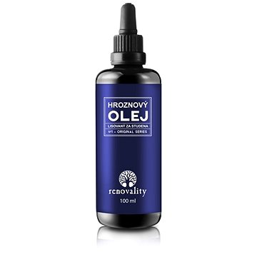 Obrázok Renovality Original Series Grape Oil 100 ml hroznový olej lisovaný za studena pre ženy