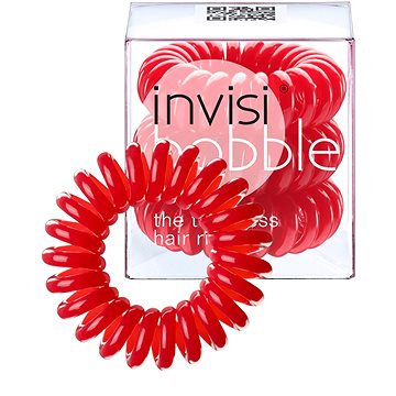 Obrázok INVISIBOBBLE Hair Ring Kozmetická pomôcka Red 3ks