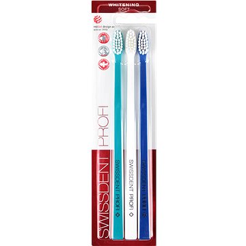 Obrázok SWISSDENT WHITENING zubné kefky Soft (2+1 zadarmo) - ZURICH 