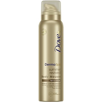 Obrázok Dove DermaSpa Summer Revived samoopaľovacia pena na telo odtieň Fair to Medium 150 ml