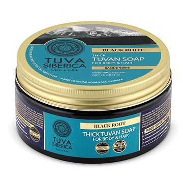 Obrázok Tuva Siberica Black Root Thick Tuvan Soap For Body And Hair