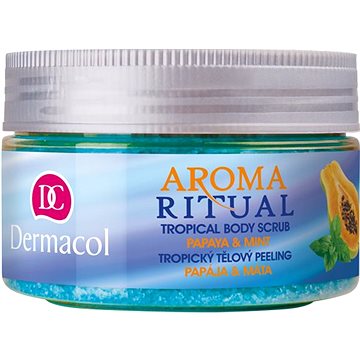 Obrázok Dermacol Aroma Ritual Papaya & Mint 200 g tropický telový peeling pre ženy