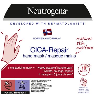 Obrázok Neutrogena Norwegian Formula® CICA Repair hydratačná maska na ruky 2 ks