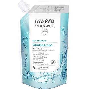 Obrázok LAVERA Refill Pouch Basis Sensitiv Gentle Care Hand Wash 500 ml (4021457632954)