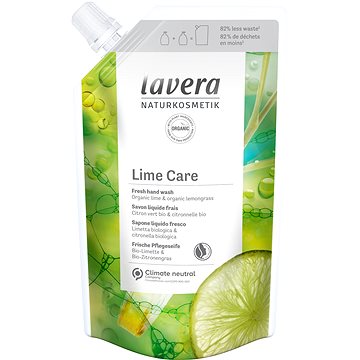 Obrázok LAVERA Refill Pouch Lime Care Hand Wash 500 ml (4021457632985)