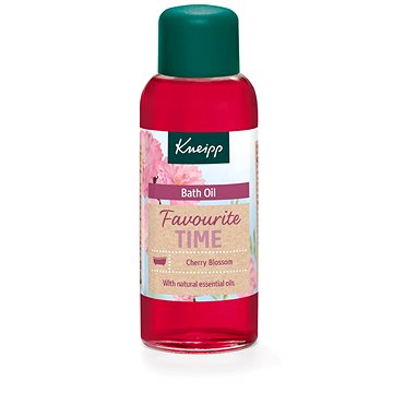 Obrázok Kneipp Favourite Time Cherry Blossom ošetrujúci olej do kúpeľa 100 ml