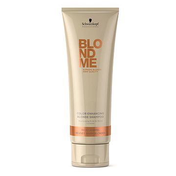 Obrázok SCHWARZKOPF Professional Blond Me Color Enhancing Blonde Shampoo Rich Caramel 250 ml (4045787243857)