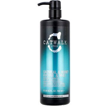 Obrázok TIGI Catwalk Oatmeal & Honey Nourishing Shampoo Šampón na poškodené, farbené vlasy 750ml