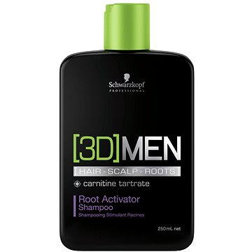 Obrázok SCHWARZKOPF Professional [3D] Men Root Activator Shampoo 250 ml (4045787264425)