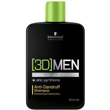 Obrázok SCHWARZKOPF 3DMEN Anti Dandruff Shampoo Prípravok proti lupinám 250ml