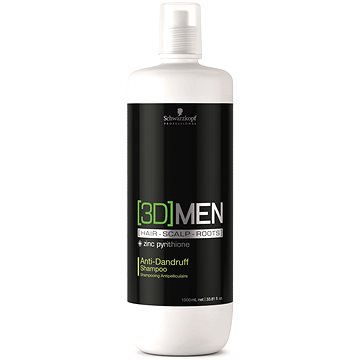 Obrázok SCHWARZKOPF Professional [3D] Men Anti-Dandruff Shampoo 1 l (4045787264586)