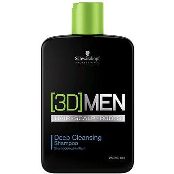 Obrázok SCHWARZKOPF Professional [3D] Men Deep Cleansing Shampoo 250 ml (4045787264463)