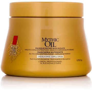 Obrázok Loreal Professionnel Mythic Oil Masque Thick Hair 200 ml (3474636391097)