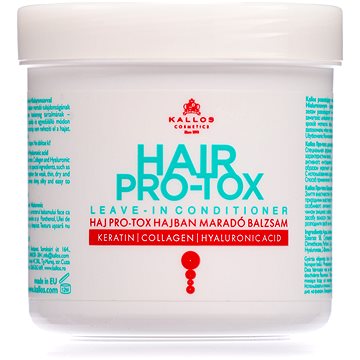 Obrázok KALLOS Hair Botox Leave-In Conditioner Kondicionér na farbené, poškodené vlasy 250ml