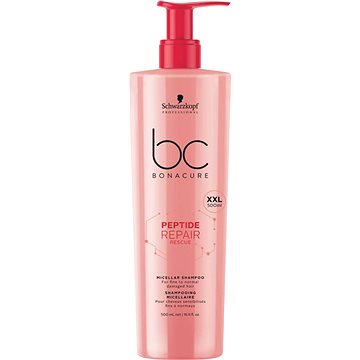 Obrázok Schwarzkopf Professional BC Bonacure Repair Rescue Peptide Micellar Shampoo 500ml