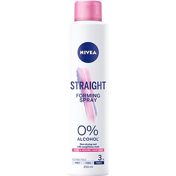 Obrázok Nivea Forming Spray Straight  stylingový sprej pre uhladenie vlasov  250 ml