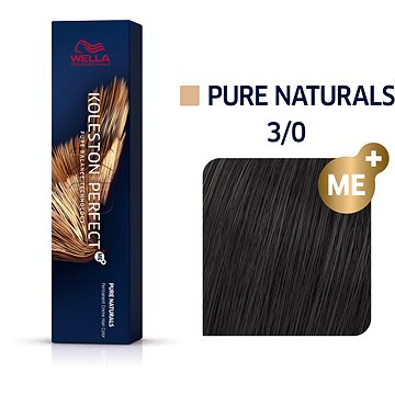 Obrázok Wella Professionals Koleston Perfect ME+ Pure Naturals permanentná farba na vlasy odtieň 3/0 60 ml