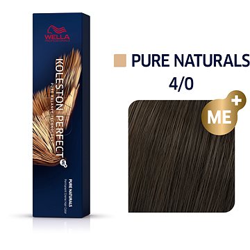 Obrázok Wella Professionals Koleston Perfect ME+ Pure Naturals permanentná farba na vlasy odtieň 4/0 60 ml