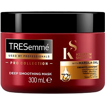 Obrázok TRESemmé Keratin Smooth vyhladzujúca maska pre nepoddajné vlasy 300 ml