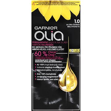 Obrázok Garnier Olia farba na vlasy odtieň 1.0 Deep Black