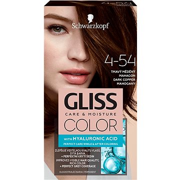 Obrázok Schwarzkopf Gliss Color farba na vlasy odtieň 4-54 Dark Copper Mahogany