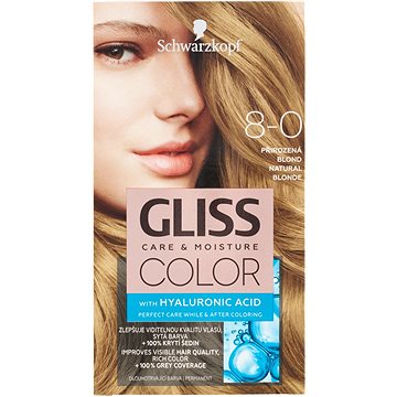 Obrázok Schwarzkopf Gliss Color farba na vlasy odtieň 8-0 Natural Blonde