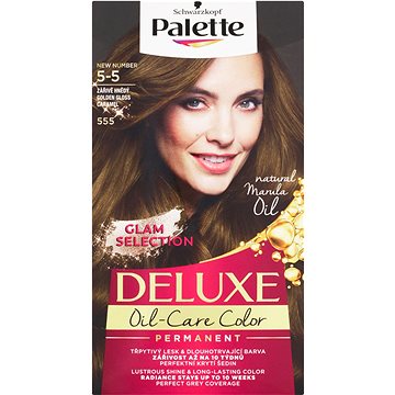 Obrázok Schwarzkopf Palette Deluxe farba na vlasy odtieň 5-5 555 Golden Gloss Caramel