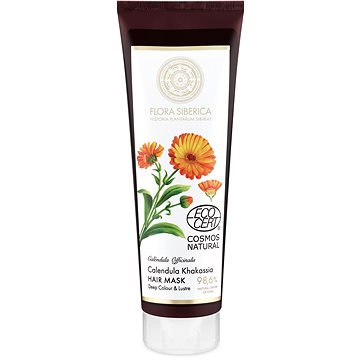 Obrázok Natura Siberica Flora Siberica Calendula Khakassia hydratačná maska  pre farbené vlasy 200 ml