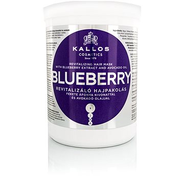 Obrázok KALLOS Blueberry Hair Mask Maska na vlasy 1000ml