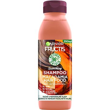 Obrázok GARNIER Fructis Hair Food Smoothing Macadamia Shampoo 350 ml (3600542289993)