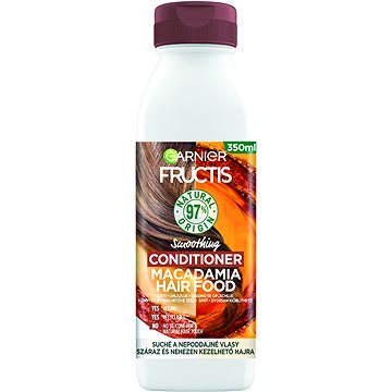 Obrázok GARNIER Fructis Hair Food Smoothing Macadamia Conditioner 350 ml (3600542290302)