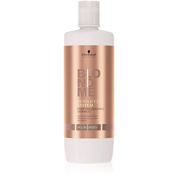 Obrázok Schwarzkopf Professional Blondme čiastiaci detoxikačný šampón pre všetky typy blond vlasov 1000 ml