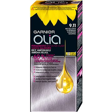 Obrázok GARNIER Olia 9.11 Metalická Strieborná 50 ml (3600542404938)