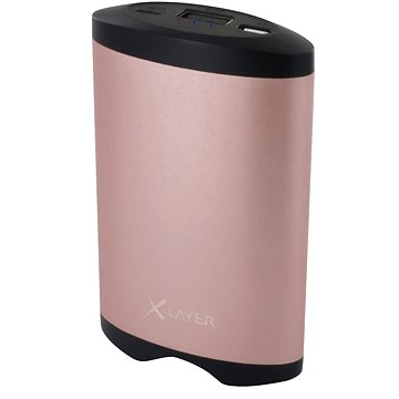 Obrázok XLAYER Powerbank PLUS Heat 5200mAh růžová/zlatá (214083)