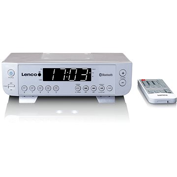 Obrázok FM závesné rádio do kuchyne Lenco KCR-100, Bluetooth, strieborná