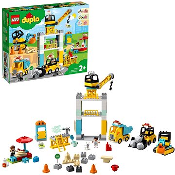 Obrázok LEGO DUPLO Town 10933 Stavba s vežovým žeriavom