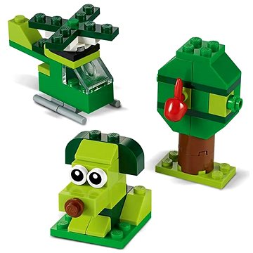 Obrázok LEGO Classic 11007 Zelené kreatívne kocky (5702016616583)