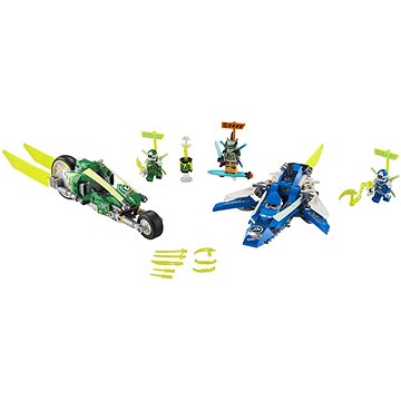 Obrázok LEGO Ninjago 71709 Rychlá jízda s Jayem a Lloydem (5702016616958)