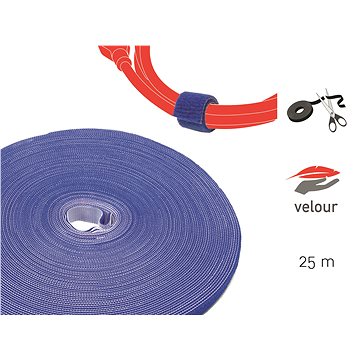 Obrázok LABEL THE CABLE LTC PRO Roll 1250 Blue 25m (PRO 1250)