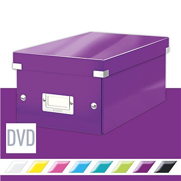 Obrázok Škatuľa na DVD Leitz Click & Store WOW purpurová , LC_ES604262