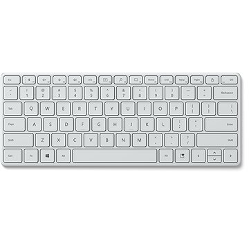 Obrázok Microsoft Bluetooth Designer Compact Keyboard, Glacier, CZ&SK 21Y-00044