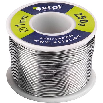 Obrázok Cín pájecí, Ř1mm, 250g, EXTOL CRAFT