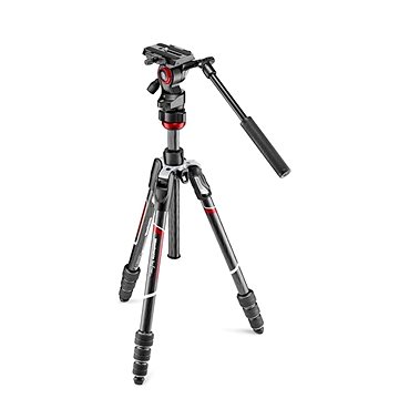 Obrázok Manfrotto BeFree MVKBFRTC-LIVE Carbon, SET statívu Befree s video hlavou MVH400AH