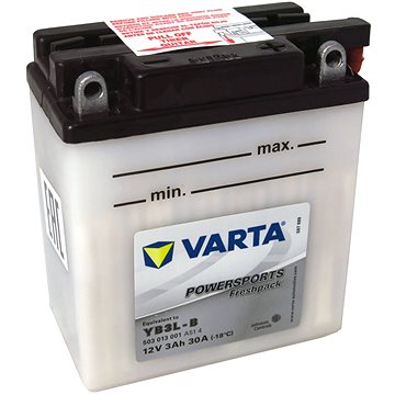 Obrázok Motobatéria VARTA YB3L-B, 3 Ah, 12 V (503 013 001 A51 4)