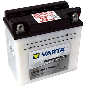 Obrázok Motobatéria VARTA YB9L-B/12N9-3B, 9 Ah, 12 V (509 015 008 A51 4)